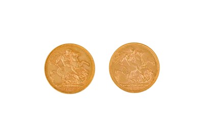 Lot 70 - VICTORIA - JUBILEE HEAD FULL SOVEREIGN GOLD COINS (X2)
