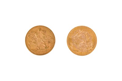 Lot 73 - GEORGE V - FULL SOVEREIGN GOLD COINS (X2)