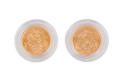 Lot 78 - GEORGE V - FULL SOVEREIGN GOLD COINS (X2)