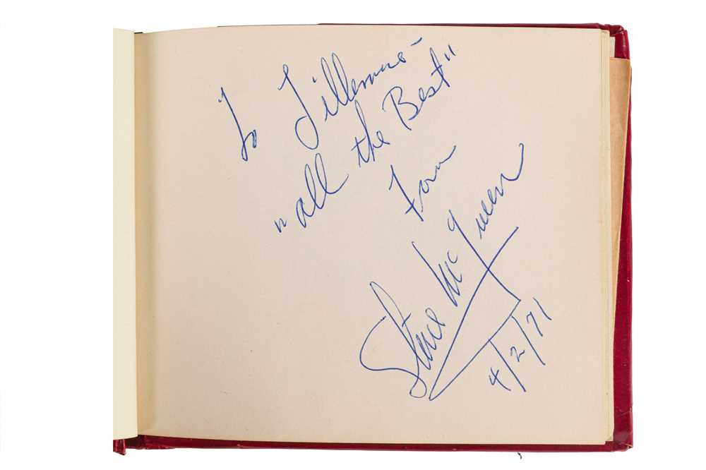 Lot 48 - Autograph Album.- Incl. Steve McQueen