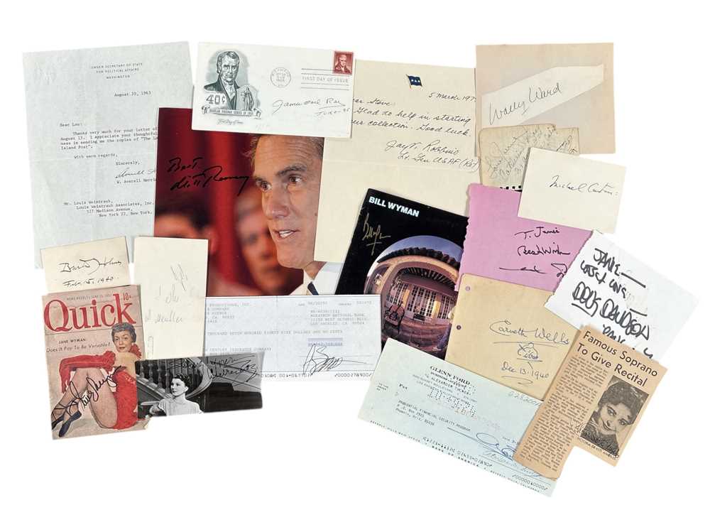 Lot 80 - Autograph Collection.- Miscellaneous