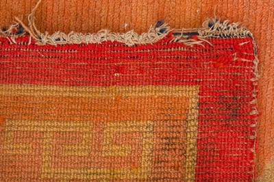 Lot 67 - AN EXTREMELY FINE SILK HEREKE PRAYER RUG, TURKEY AND TIBETAN RUG