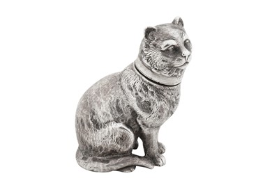 Lot 124 - A VICTORIAN STERLING SILVER NOVELTY PEPPER POT, LONDON 1874 BY EDWARD STOCKWELL