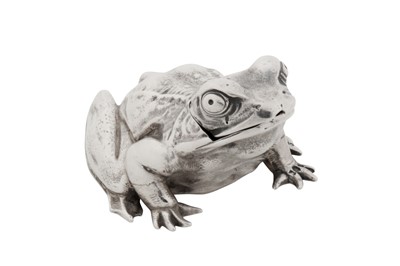 Lot 186 - A VICTORIAN STERLING SILVER NOVELTY MUSTARD POT, LONDON 1879 BY JOHN SEPTIMUS BERESFORD