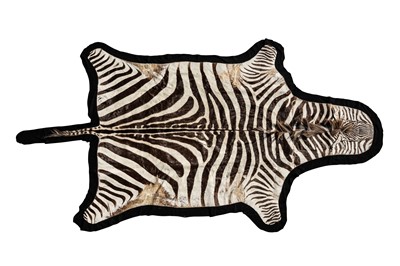 Lot 95 - TAXIDERMY, JUVENILE ZEBRA (EQUUS QUAGGA) SKIN RUG