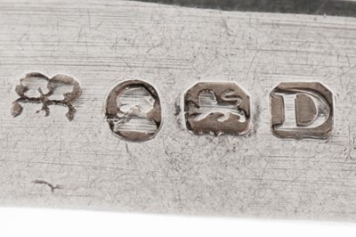 Lot 32 - A pair of George III sterling silver wine label bottle collars, London 1799 by Thomas Phipps and Edward Robinson