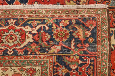 Lot 32 - AN ANTIQUE HERIZ CARPET, NORTH-WEST PERSIA