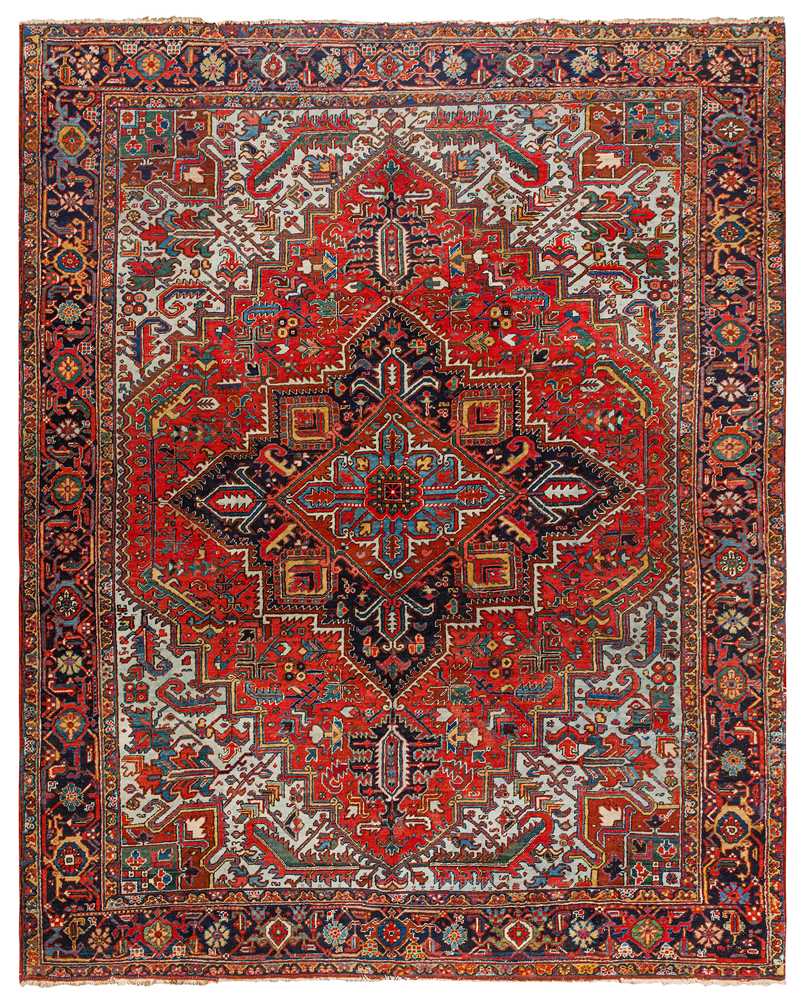 Lot 84 - AN ANTIQUE HERIZ CARPET, NORTH-WEST PERSIA