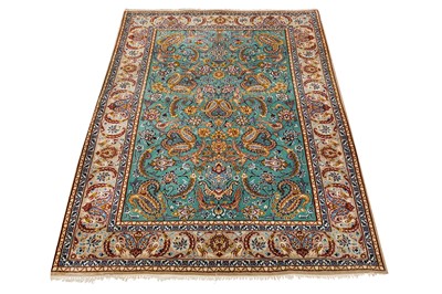 Lot 25 - AN EXTREMELY FINE PART SILK ISFAHAN RUG, CENTRAL PERSIA