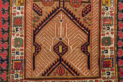 Lot 86 - AN ANTIQUE SERAPI RUNNER, NORTH-WEST PERSIA