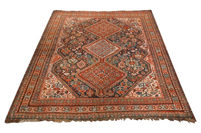 Lot 26 - AN ANTIQUE QASHQAI RUG, SOUTH-WEST PERSIA