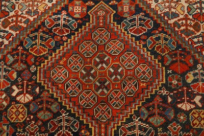 Lot 26 - AN ANTIQUE QASHQAI RUG, SOUTH-WEST PERSIA