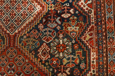 Lot 26 - AN ANTIQUE QASHQAI RUG, SOUTH-WEST PERSIA