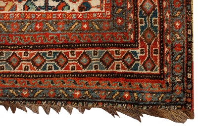 Lot 26 - AN ANTIQUE QASHQAI RUG, SOUTH-WEST PERSIA