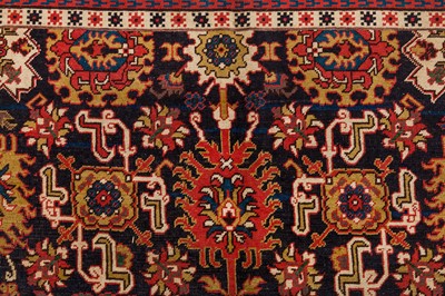 Lot 38 - AN UNUSUAL AZERBAIJAN CARPET OF HARSHANG DESIGN