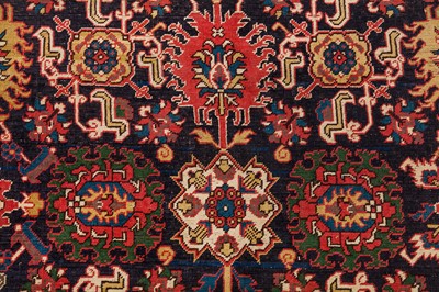 Lot 38 - AN UNUSUAL AZERBAIJAN CARPET OF HARSHANG DESIGN
