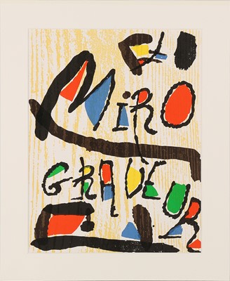 Lot 27 - Joan Miró (Spanish 1893-1983)