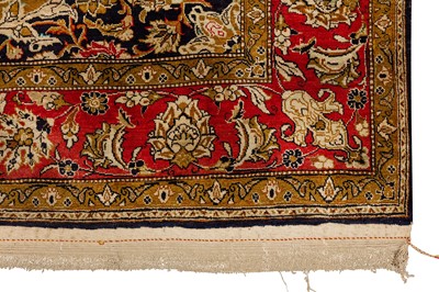 Lot 94 - A VERY FINE SILK QUM RUG, CENTRAL PERSIA