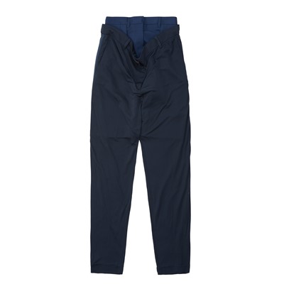 Lot 535 - Burberry Navy Wool Overlay Trouser
