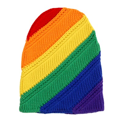 Lot 537 - Burberry Rainbow Wool Knit Beanie