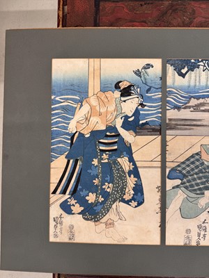 Lot 492 - UTAGAWA KUNISADA (TOYOKUNI III, 1786-1865)