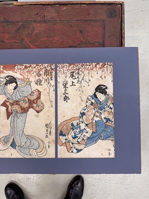Lot 493 - UTAGAWA KUNISADA (TOYOKUNI III, 1786-1865)