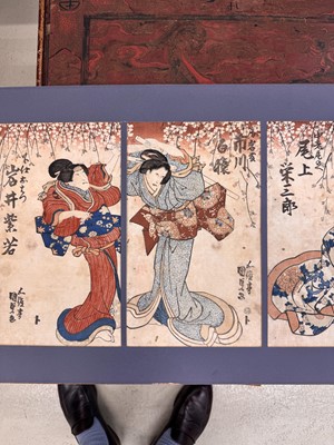 Lot 493 - UTAGAWA KUNISADA (TOYOKUNI III, 1786-1865)