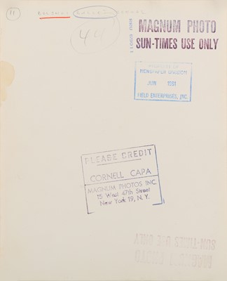 Lot 102 - Cornell Capa (1918-2008)