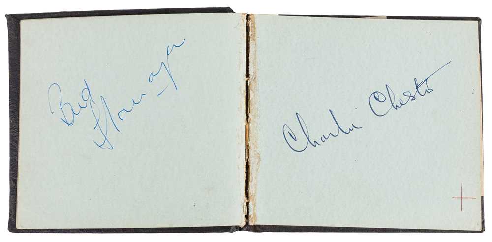 Lot 51 - Autograph Album.- Vintage Actors & Entertainers