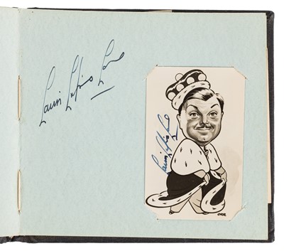 Lot 51 - Autograph Album.- Vintage Actors & Entertainers