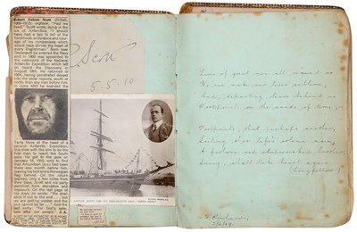 Lot Autograph Album.- Incl. Robert Falcon Scott