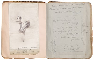 Lot 44 - Autograph Album.- Incl. Robert Falcon Scott