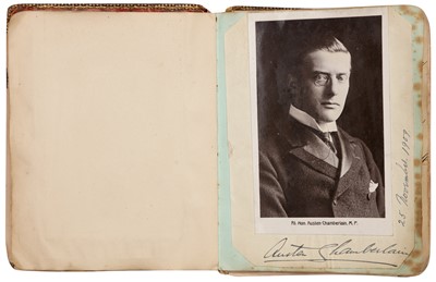Lot 44 - Autograph Album.- Incl. Robert Falcon Scott