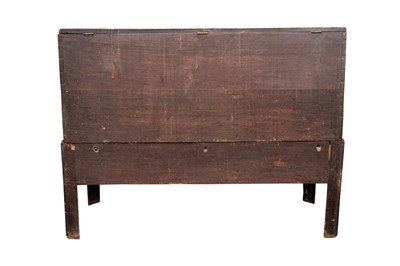 Lot 51 - A George III brass bound mahogany chest-on-stand, circa 1760