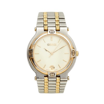 Lot 258 - Gucci Men's Stainless Steel 9000 Watch