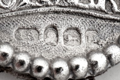 Lot 28 - A George III sterling silver London and Westminster Light Horse Volunteers Officers Shoulder Belt Plate, London 1803 by Joseph Ash I