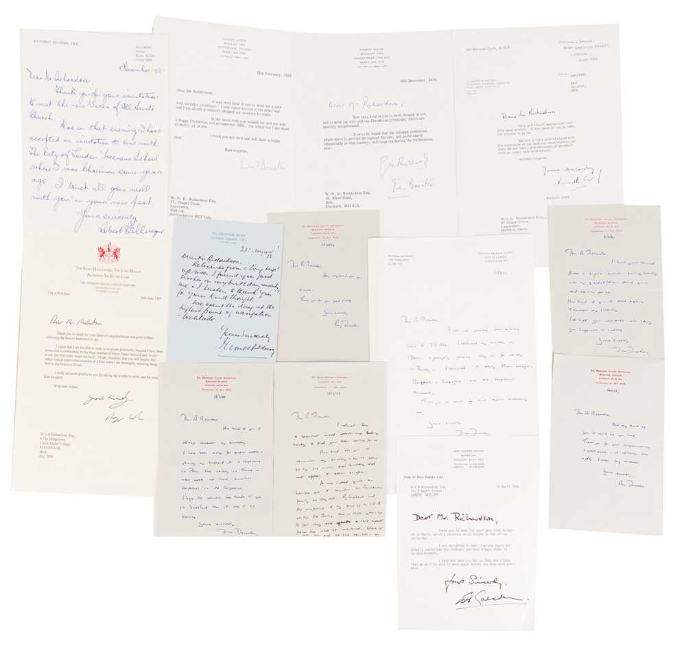 Lot 76 - Autograph Collection.- Lord Mayors of London