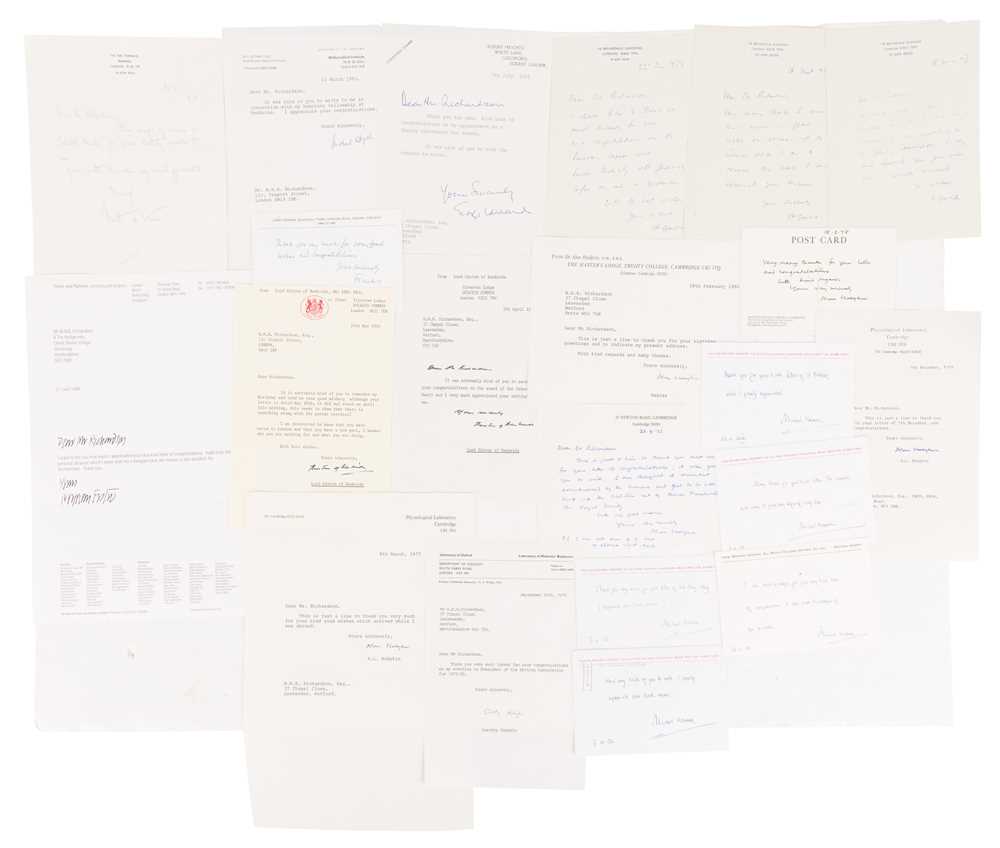 Lot 77 - Autograph Collection.- Members of the Order of Merit