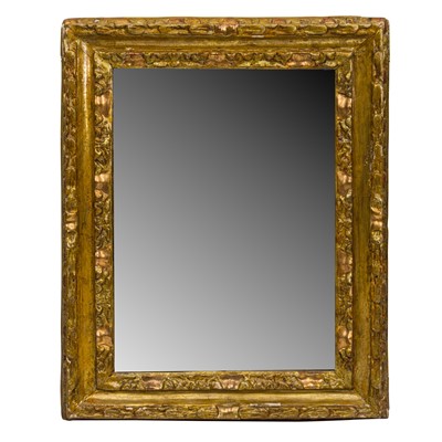 Lot 514 - Continental giltwood wall mirror