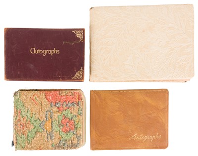 Lot 59 - Autograph Albums.- Vintage Actors & Entertainers