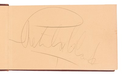 Lot 59 - Autograph Albums.- Vintage Actors & Entertainers