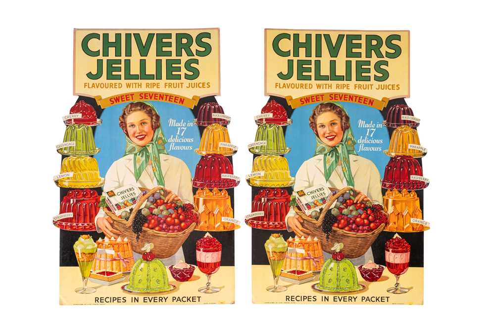 Lot 3 - A PAIR OF 1950s CHIVERS JELLIES ''SWEET