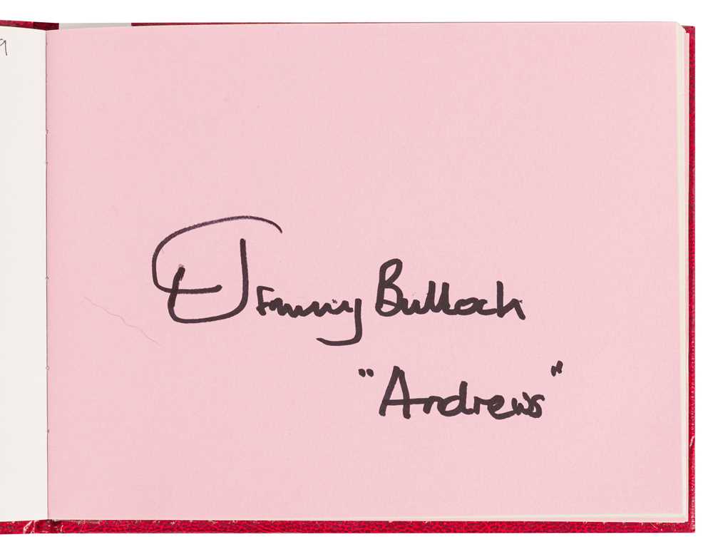 Lot 56 - Autograph Albums.- James Bond Interest