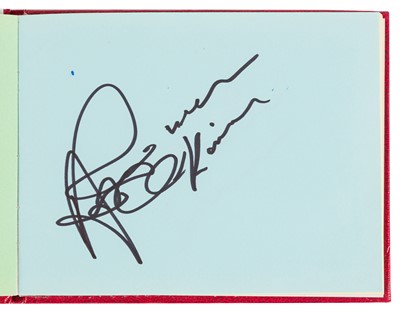 Lot 56 - Autograph Albums.- James Bond Interest