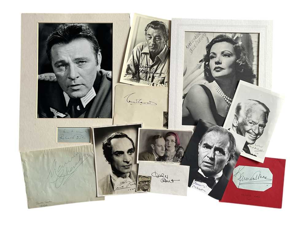 Lot 70 - Autograph Collection.- Hollywood Interest
