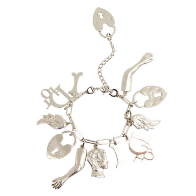Lot 560 - Christian Dior Oversized Charm Bracelet