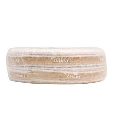 Lot 134 - Chanel Beige Mesh Christmas 2013 Thin Ribbon
