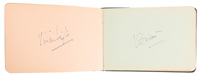 Lot 46 - Autograph Album.- Incl. Stan Laurel & Oliver Hardy