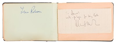Lot 46 - Autograph Album.- Incl. Stan Laurel & Oliver Hardy