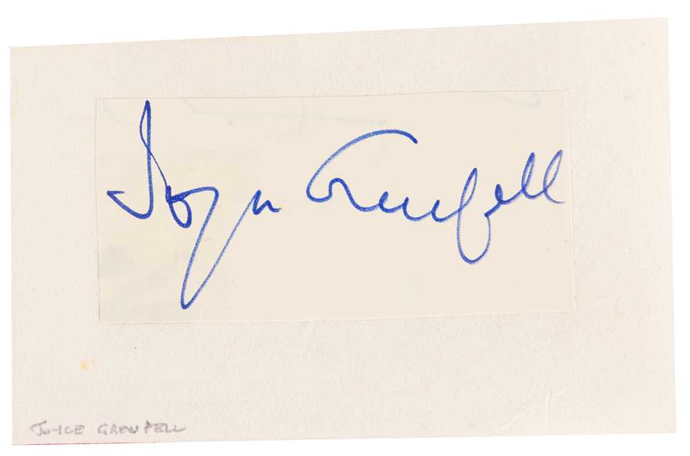 Lot 50 - Autograph Album.- Vintage Actors